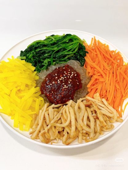 韩式拌菜拼盘